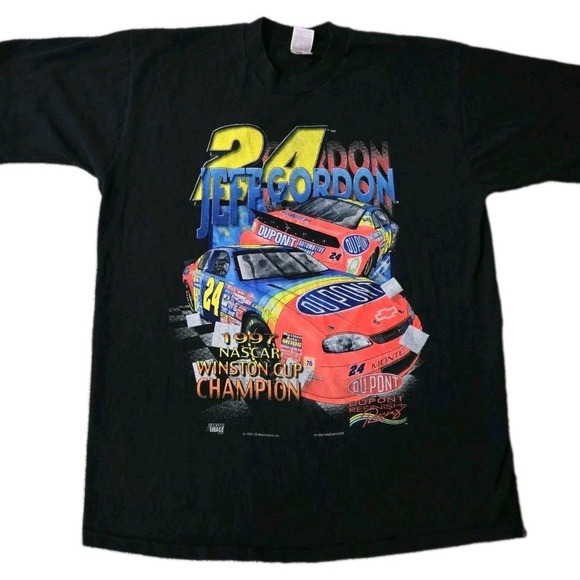 Fruit of the Loom Other - Vintage Nascar Jeff Gordon 1997 Winston Cup Champion T-Shirt Size XL Dupont